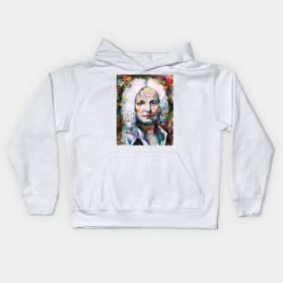 ANTONIO VIVALDI watercolor portrait Kids Hoodie